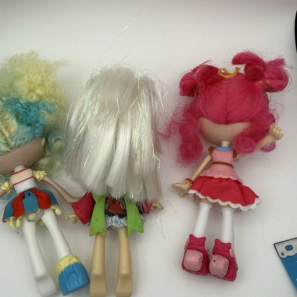 Shopkins‎ Shoppies Doll Lot of  3 Popette Popcorn,  Sara Sushi & Donatina Donut